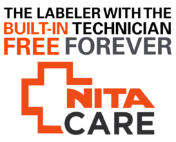 The labeler with the built-in technician. For Free. Forever.The NitaCare program